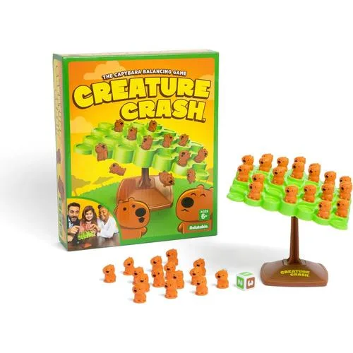 Character Options CREATURE CRASH THE CAPYBARA TOPPLING TOWER GAME