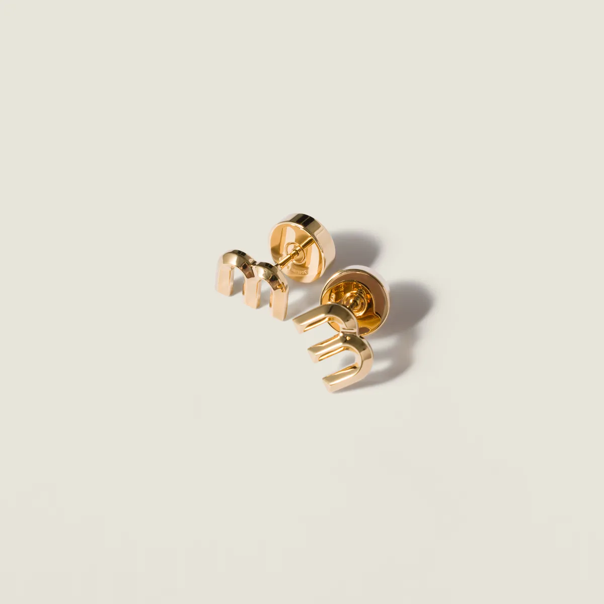 Miu Miu Metal earrings (Gold)