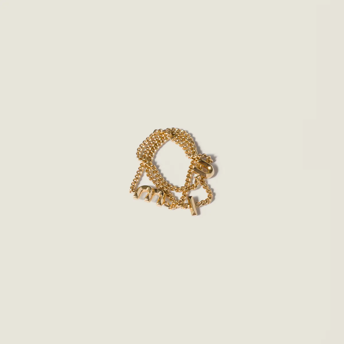 Miu Miu Metal ring (Gold)