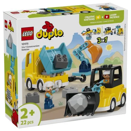 LEGO DUPLO Town 10475 3 in 1 Construction Vehicles