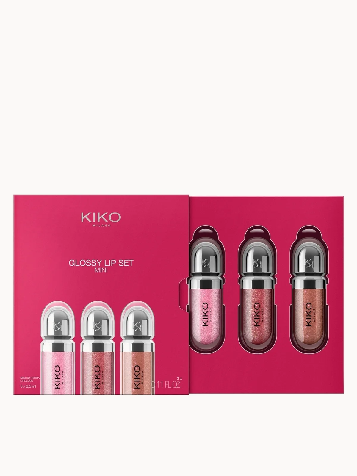 Kiko Milano Mini Glossy Lip Set 10.5ml