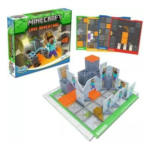 Ravensburger Minecraft Cave Adventure (gra planszowa, wydanie angielskie)