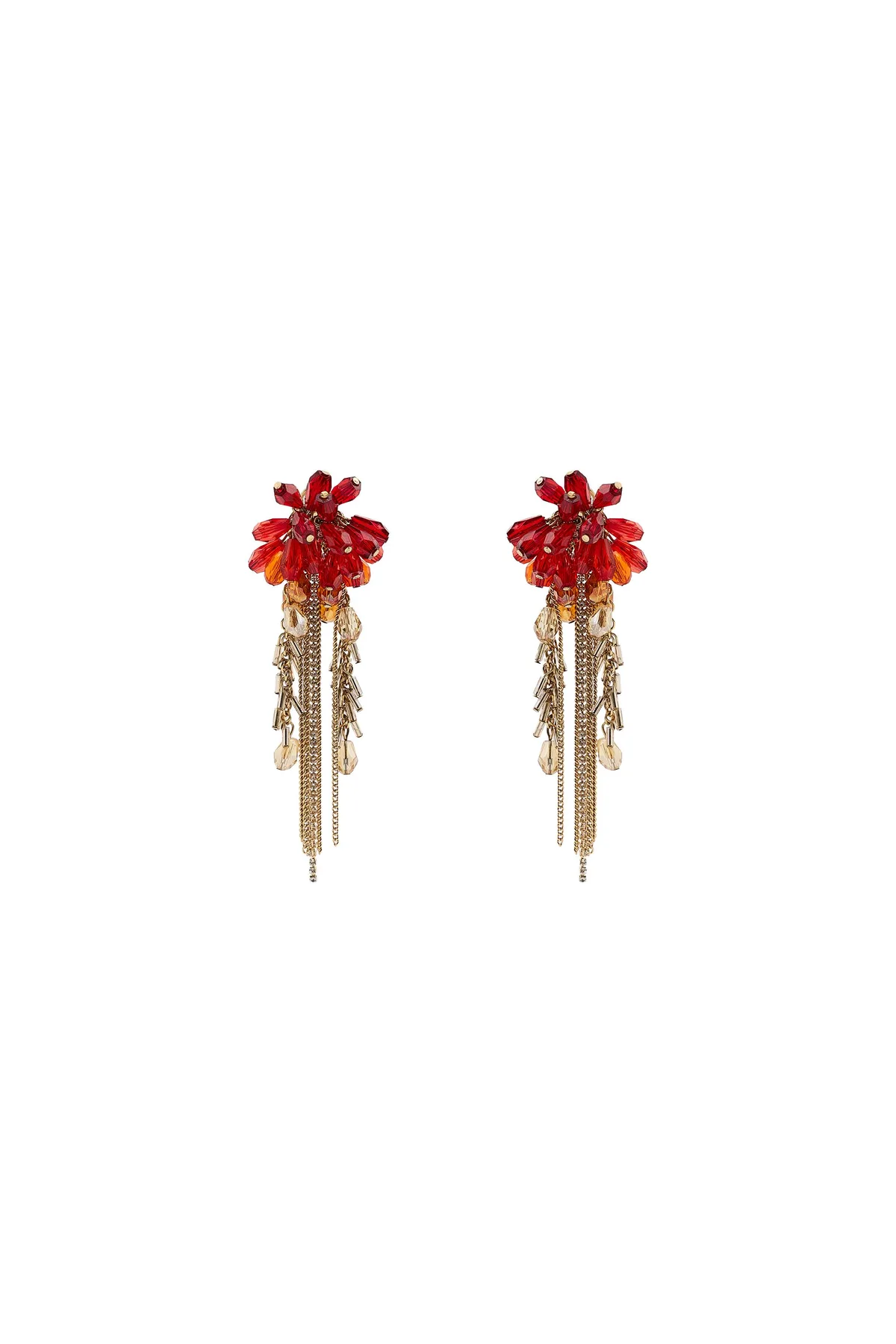 Zara Crystal Fringe Earrings