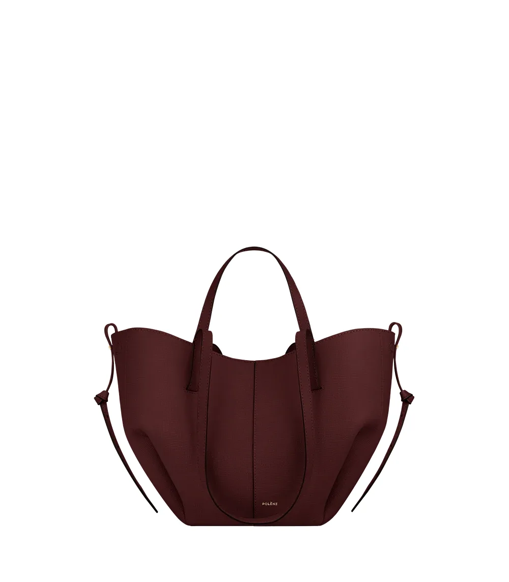 Polene Polène Cyme Mini Bag (Textured Black Cherry)